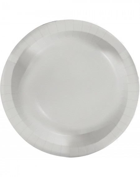 Tableware 48 Count Coated Paper Dessert Plates- White - White - CW12MYVANWX $20.16
