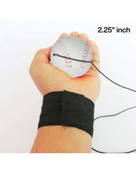 Party Favors Returning Baseball on Elastic Cord for Playing Alone- Fun Activity- Party Favor- Prize - 2.25 Inch- 3 Pack - C51...