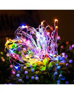 Outdoor String Lights Solar Powered String Lights- 50/100/200/300 LED Copper Wire Lights- Starry String Lights for Indoor Out...