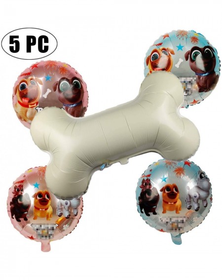 Balloons 5 Pcs Dogs Pals and Bone Foil Balloons for Kids Gift Birthday Party supplies Decor - CI18TKDSRZ2 $7.68