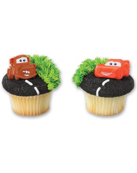 Cake & Cupcake Toppers Cars Mater and McQueen Cupcake Rings (12 Count) - CJ11MDTFT4P $16.34