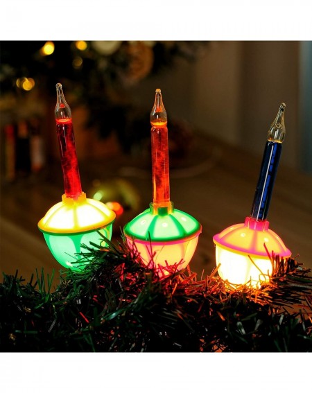 Indoor String Lights 3 Pack Color Christmas Bubble Lights Replacement Bulbs - Red- Orange- Blue Traditional Bubble Light Repl...