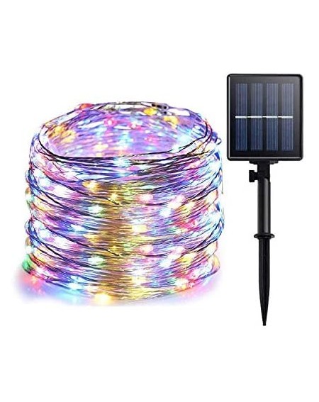 Indoor String Lights Solar Fairy String Lights with 72ft Copper wire / 200 Mini LED for Outdoor or Bedroom Christmas Tree Hol...