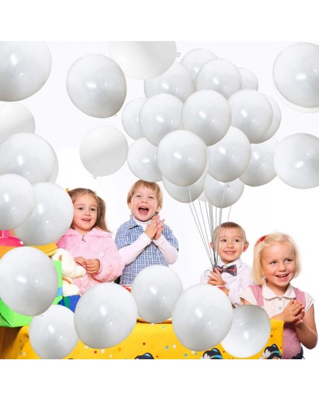 Balloons (100 Pack)12 Inch Thicken Latex Balloons -white Balloons- Creative Balloons for Party Supplies and Decorations- Birt...