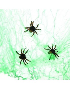 Party Favors Halloween Party Favors 3 Pack Spider Webs & Webbing Stretchy Cobwebs for Indoor/Outdoor Decoration(25 Grams/Gree...