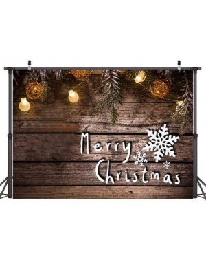 Swags Gift Christmas Backdrops Vinyl 5x3FT Fireplace Background Photography Studio- Christmas Ornaments Advent Calendar Pillo...