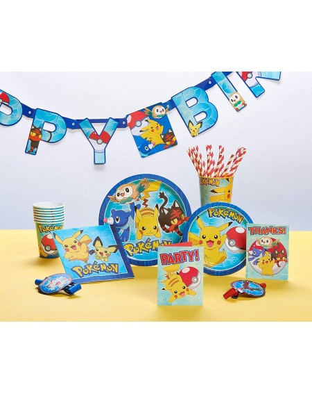 Party Packs Pokemon Party Supplies Invite and Thank-You Card Combo Pack- 8-Count - CR188Q3IK6Z $17.08