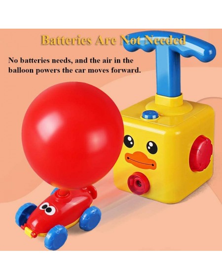 Balloons Balloon Powered Car- Inertial Power Balloon Car Racer Scientific Exnt Toy Aerodynamics Car Toy STEM Toy for Kids wit...