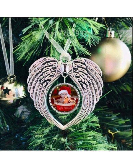 Ornaments Christmas Ornament Decorations Angel Wings Shape Blank Add Your Own Image and Background Pendant Hot - CD19IXEQ5LR ...