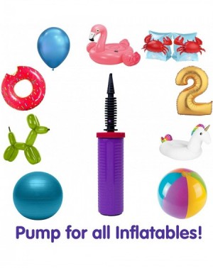 Party Packs Balloon Pump Hand Held- Inflator Air Pump for Balloons - 2Way Dual Action- 2Pack Friends can Help - Easy to Use- ...