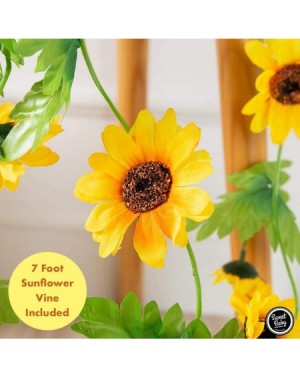Centerpieces Sunflower Baby Shower Decorations for Girl or Boy Sunflower Balloon Garland Arch Kit with Yellow Balloons- Flowe...