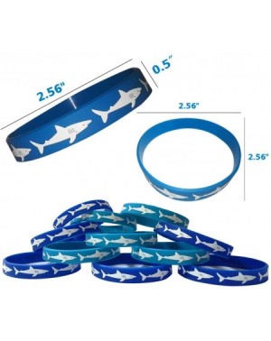 Party Favors 48 PCS Shark Party Favors Rubber Bracelets - Under the Sea/Baby Shark Birthday Party Supplies Goodie Bag Stuffer...