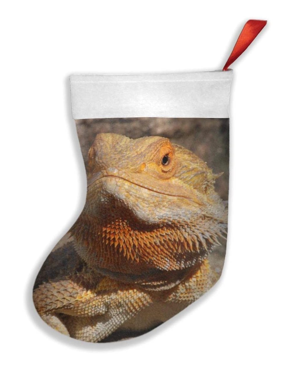 Stockings & Holders Bearded Dragon Personalized Christmas Stocking for Family Holiday Xmas Party Decorations - Bearded Dragon...