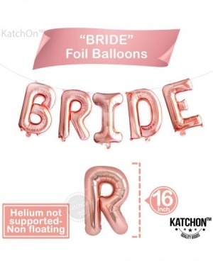 Balloons Bride Balloons Rose Gold Decorations - 16 Inches - Bridal Shower Decorations Backdrop - Bride Banner for Bridal Show...