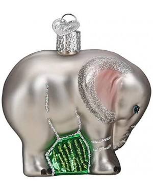 Ornaments Glass Blown Ornament with S-Hook and Gift Box- Animal Selection (Baby Elephant- 12576) - Baby Elephant- 12576 - CL1...