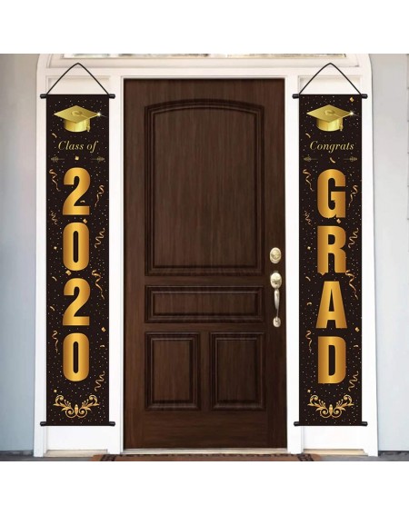 Banners Graduation Banner Sign Party Supplies - Congrats Grad Class of 2020 Outdoor Indoor Party Decorations - CZ1979KENE9 $1...