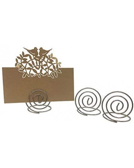 Place Cards & Place Card Holders Table Number Cards 3.5 Inch High Carbon Steel Name Place Cards Stand Holder Table Number Hol...
