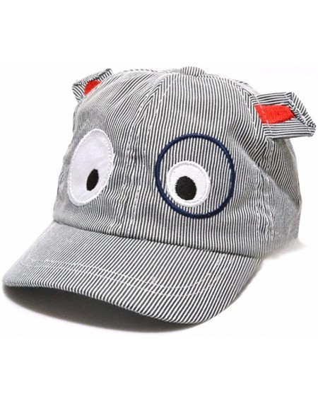 Party Hats Kids Hats-Cotton Baseball Caps Cute Dog Beret Hat Sun Hat for Boy Girls 1-3 T - Black - CX18E59Y32D $9.79