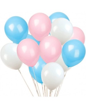 Balloons Latex balloon 100 pcs 12 inch white and light pink and Light blue latex balloons - CB18LY56463 $14.67