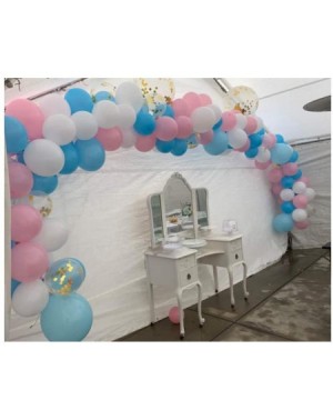 Balloons Latex balloon 100 pcs 12 inch white and light pink and Light blue latex balloons - CB18LY56463 $14.67