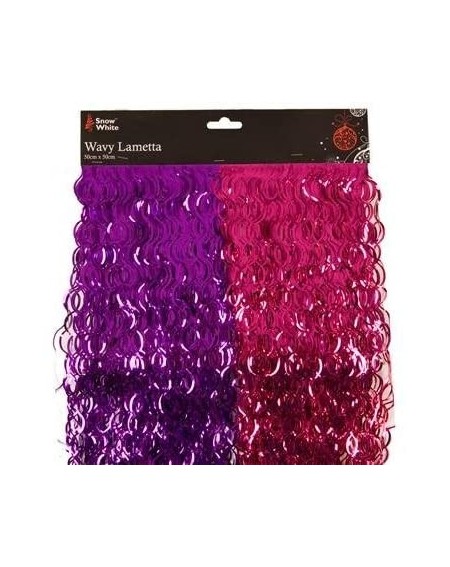 Tinsel 50cm x 50cm Pink & Purple- Tinsel Strand- Tinsel Icicles - C418KON54IZ $20.87