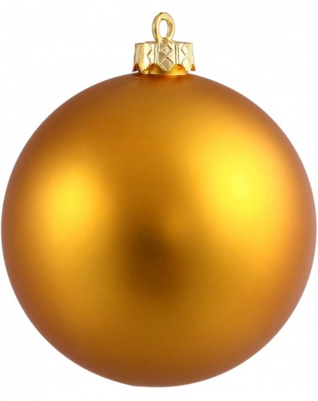 Ornaments 6" Antique Gold Matte Ball Ornament 4 per Box - Antique Gold - CM11PRJWPWR $29.55