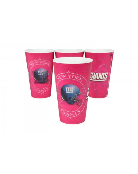 Tableware NY Giants Pink Holographic Cup 4PK - CZ18M2NSZ8M $12.10
