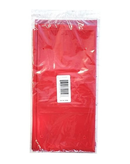 Tablecovers Plastic Cover-54x108 - Rectangular - Red - 1 Pc Table Cover - Red - CP11MM56K2F $8.23