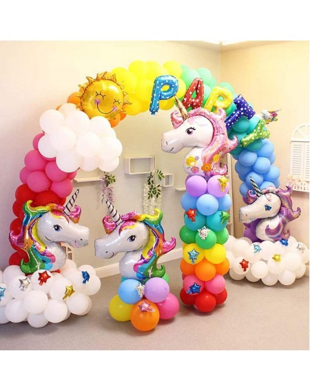 Balloons Unicorn Party Decoration Balloons- 275Pcs Rainbow Unicorn Balloon Garland Arch Kit Party Supplies - CY18X3XACHX $27.34