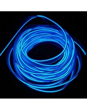 Rope Lights 5M/16FT Electroluminescent USB Neon Lights Car Atmosphere Blue El Wire for Xmas Party Pub Indoor Outdoor Decorati...