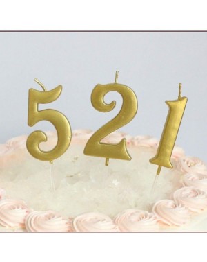 Birthday Candles Number Silver 1 Cake Numeral Candles- Birthday Numeral Candles for Birthday- Wedding- Theme Party- Celebrati...
