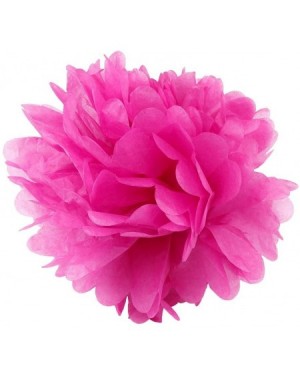 Tissue Pom Poms Set of 5 - HOT Pink 8" - (5 Pack) Tissue Pom Poms Flower Party Decorations for Weddings- Birthday- Bridal- Ba...
