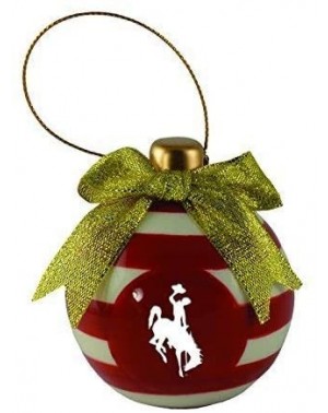 Ornaments Ceramic Christmas Ball Ornament - Wyoming Cowboys - CM12N8SHT2Y $16.87