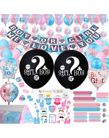 Party Packs Gender Reveal Party Supplies Decoration - C719CGIC40U $26.19