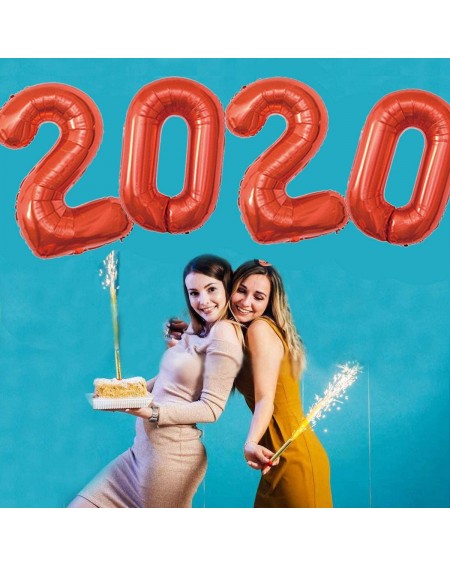 Balloons 2020 Balloons Red Graduation Balloons for 2020 Graduation Balloon Decorations New Year Eve Festival Party Supplies- ...