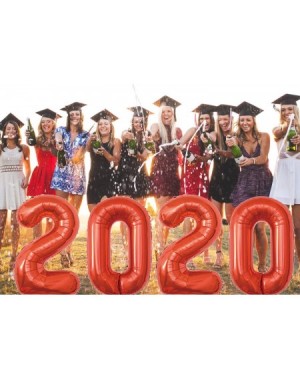 Balloons 2020 Balloons Red Graduation Balloons for 2020 Graduation Balloon Decorations New Year Eve Festival Party Supplies- ...