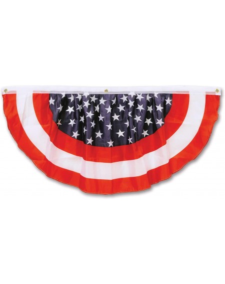 Streamers Stars and Stripes Fabric Bunting- 4-Feet - Red/White/Blue - CT11GFJOYN1 $10.22