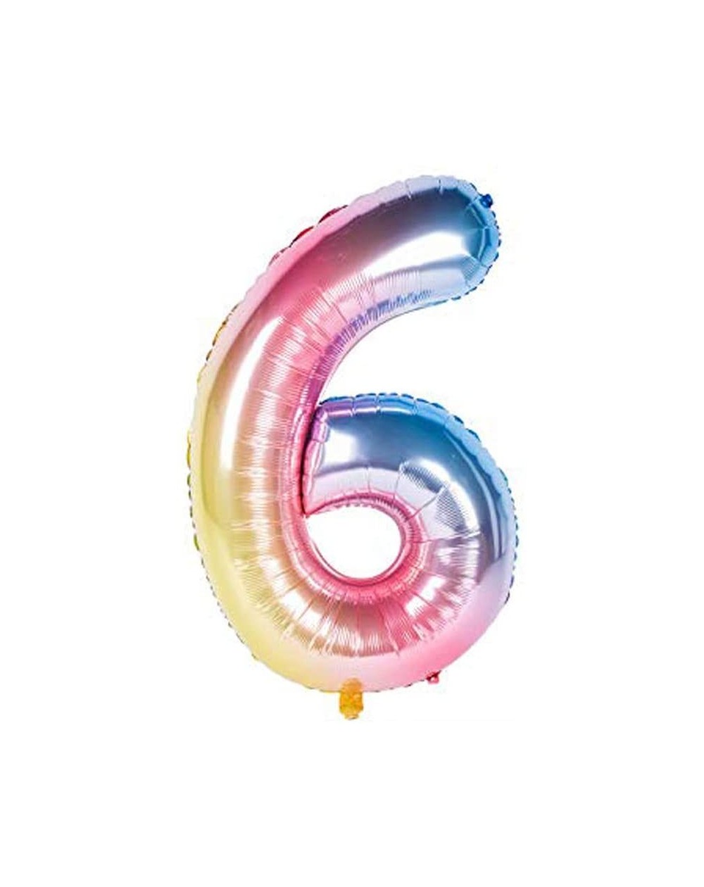 Balloons 40inch Jumbo Number Foil Balloons- Rainbow Huge Number Mylar Balloons Giant Letter Balloons for Baby Birthday Party-...