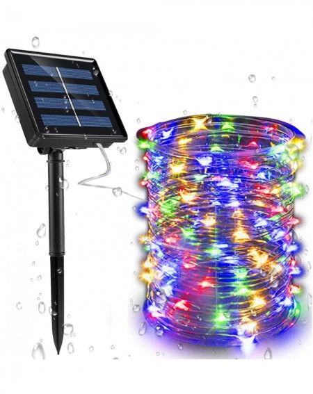 Outdoor String Lights Solar String Lights Outdoor Waterproof- 66Ft 200 LED 8 Modes Solar Powered Fairy String Lights for Gard...