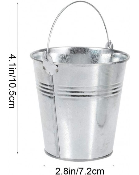 Favors Mini Metal Bucket Set of 6 10.5x7.2x10.5cm - CX182582TIH $12.77