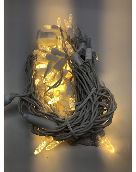 Indoor String Lights Professional Grade Icicle Lights (Warm White) - Warm White - CA18AEKNWCX $19.73