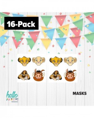 Party Packs Hello Party! The Most Complete Lion King Dinnerware Bundle Party Pack Supplies for 16 - Large Plates- Napkins- Ma...