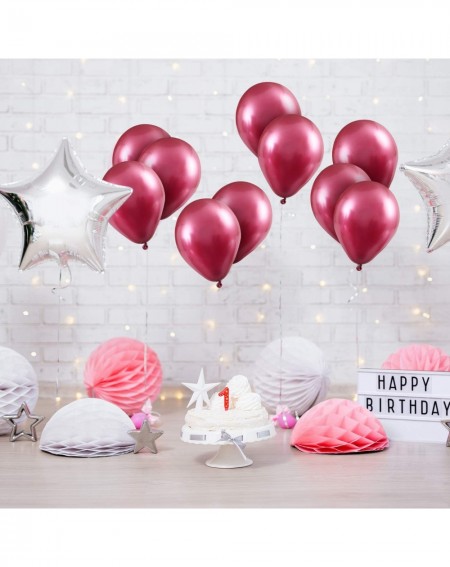 Balloons 100 Pieces 5 Inch Metallic Balloons Decorative Latex Balloons for Birthday Wedding Engagement Festival Party Decorat...