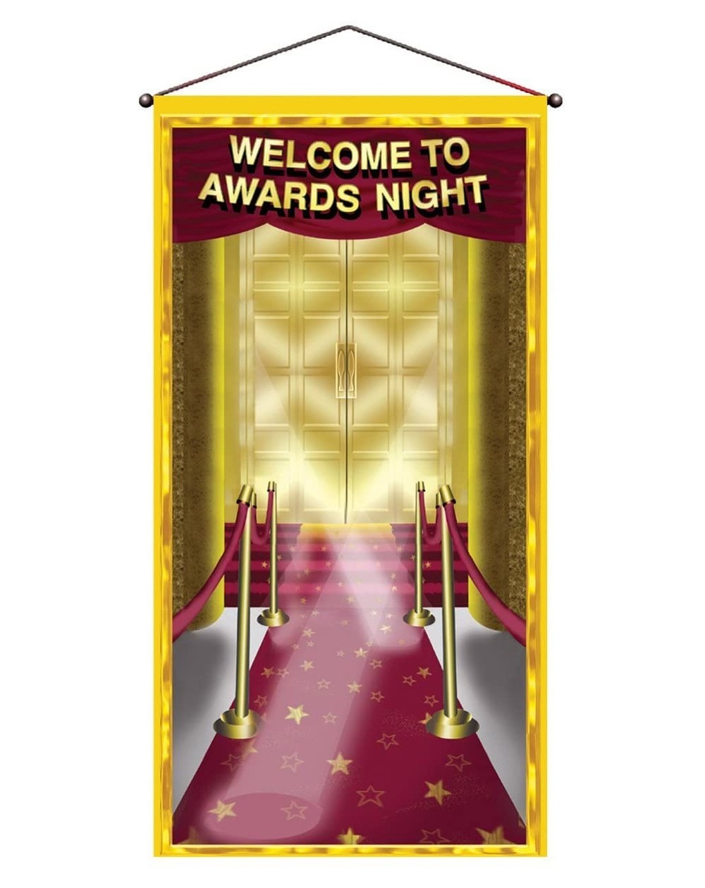 Favors Awards Night Door/Wall Panel Party Accessory (1 count) (1/Pkg) - Multicolor - CQ111HLZ1D9 $14.50