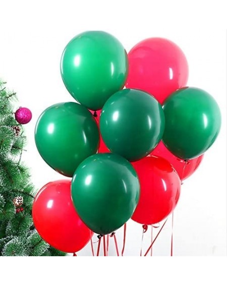 Balloons 10" 100pcs Green Red Balloons - CG186RI23EC $17.95