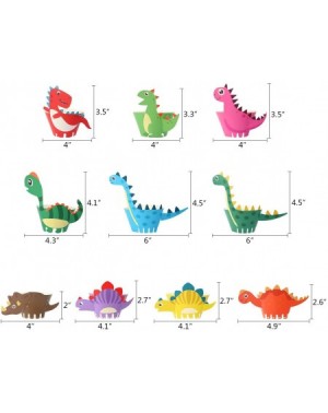 Cake & Cupcake Toppers 20 Pcs Cute Dinosaur Cupcake Toppers Wrappers Dinosaur Party Supplies For Boys Birthday Party Decorati...