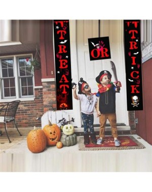 Banners & Garlands Halloween Trick or Treat Banner Halloween Door Hanger Banner (Halloween Trick or Treat Banner B) - Hallowe...
