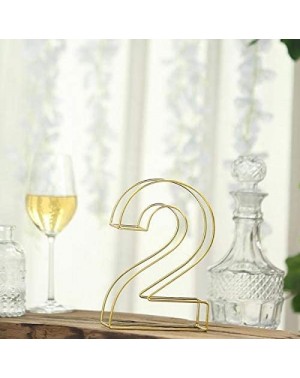 Favors 8" Tall Gold Wedding Centerpiece 3D Wire Letter Decoration for Wedding Party Decoration DIY Decoration Supplies - 2 - ...