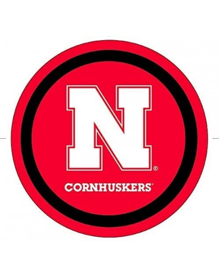 Party Packs Nebraska Cornhuskers Party Supplies - Bundle Includes Paper Plates and Napkins for 10 People - C118WNI9ZYD $13.09