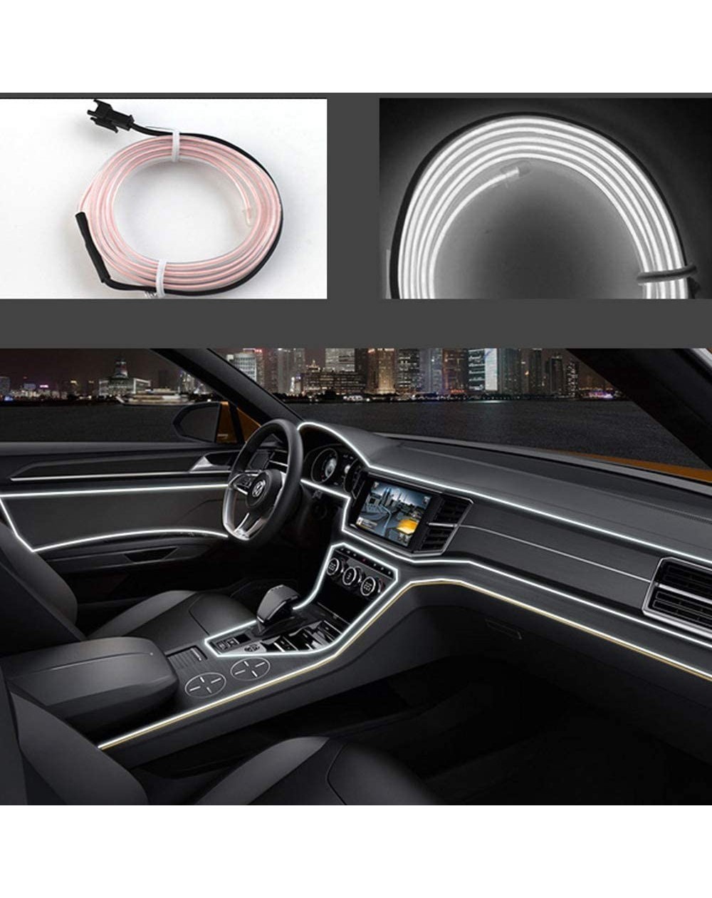 Rope Lights USB Neon LED Light-Emitting electroluminescence line / El line Output Power for Automotive Interior Decoration DC...